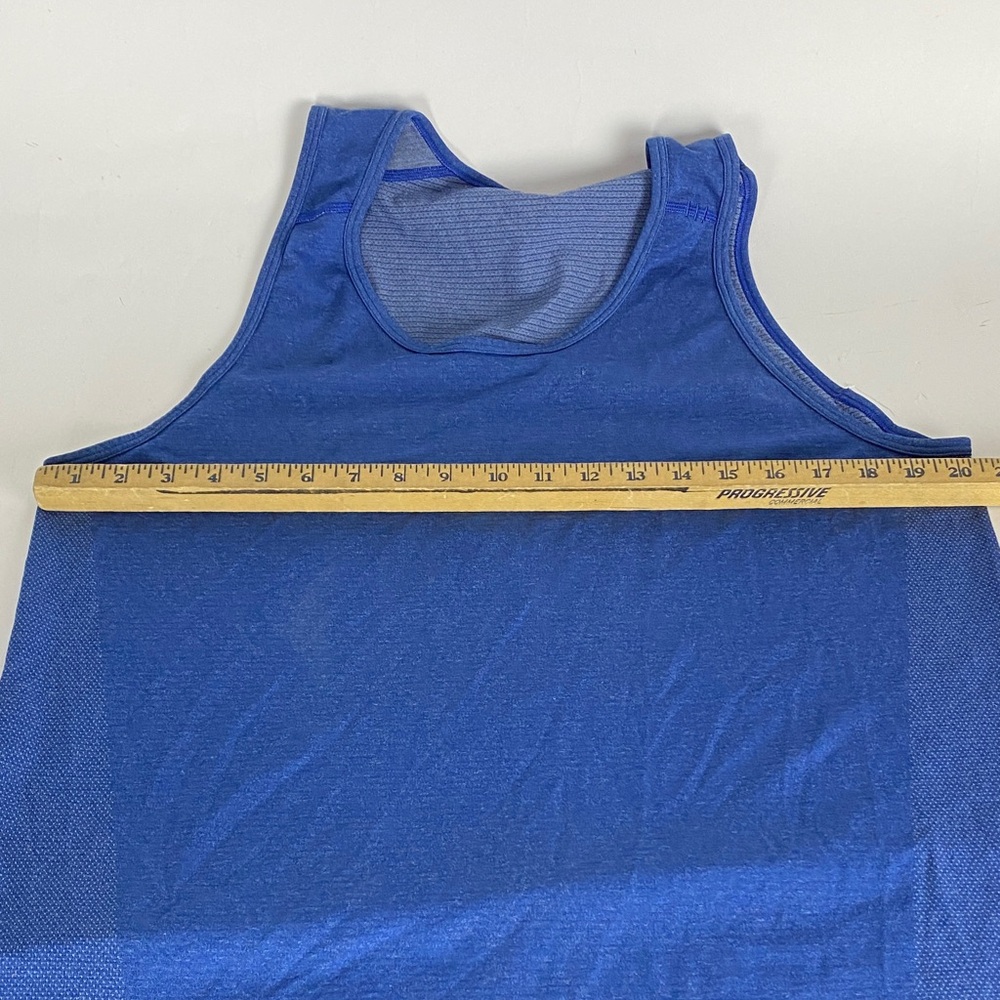 Lululemon Tank Top Men’s Large Blue Sleeveless Athletic Running Training Workout - Picture 9 of 9